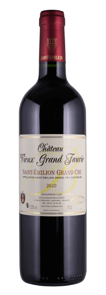 CHÂTEAU VIEUX GRAND FAURIE 2018 -  SAINT-ÉMILION GRAND CRU - CHATEAU CHAMPION